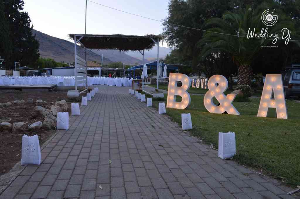 , Photos Illuminated Wedding Letters