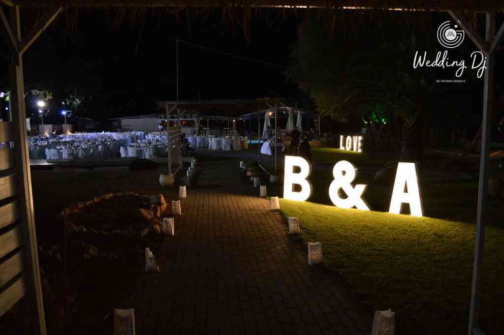 , Photos Illuminated Wedding Letters