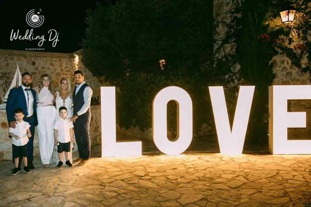 , Photos Illuminated Wedding Letters