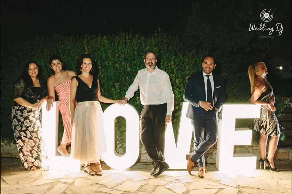 , Photos Illuminated Wedding Letters