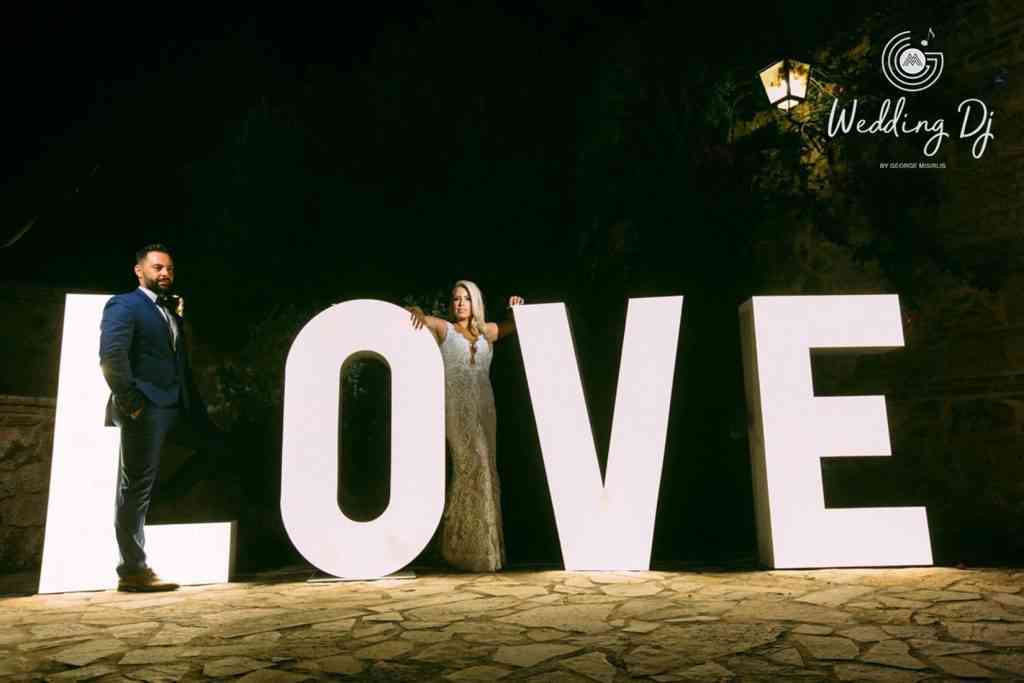 , Photos Illuminated Wedding Letters