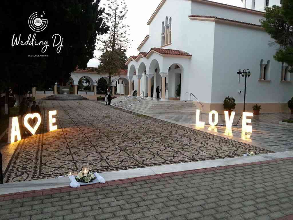 , Photos Illuminated Wedding Letters