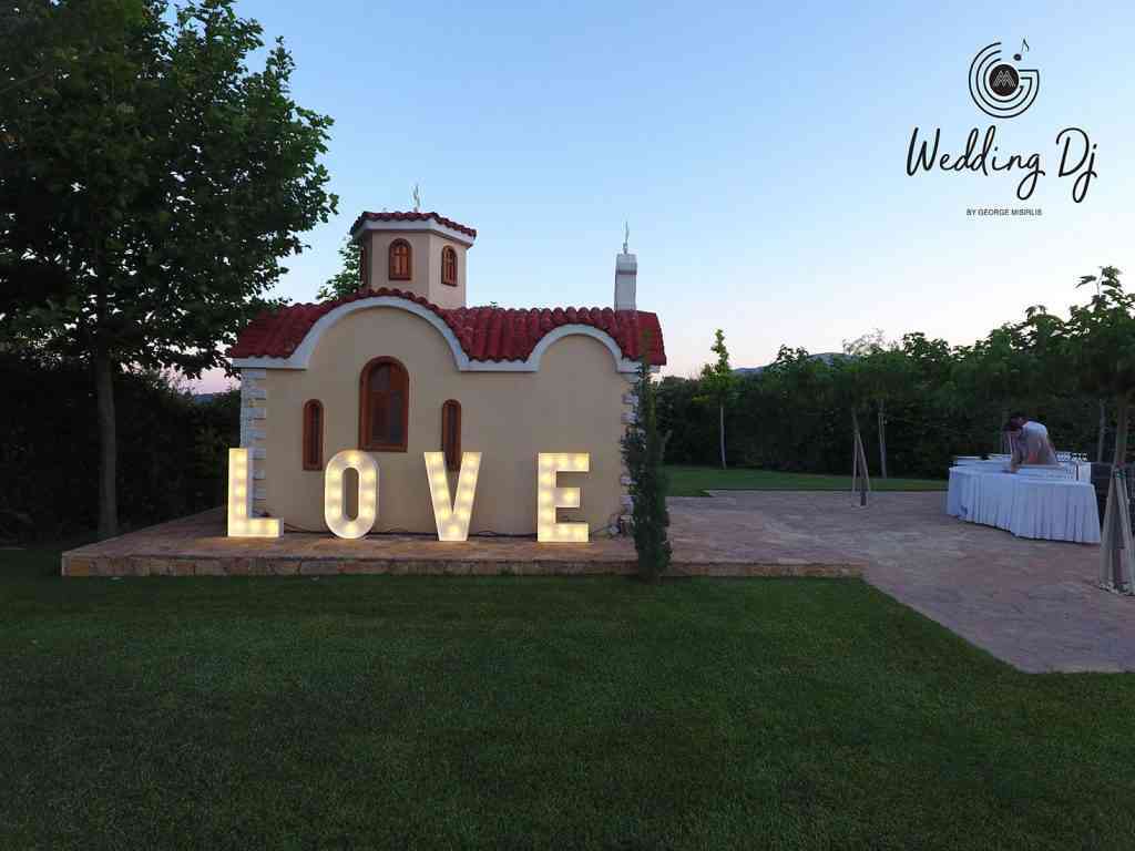 , Photos Illuminated Wedding Letters