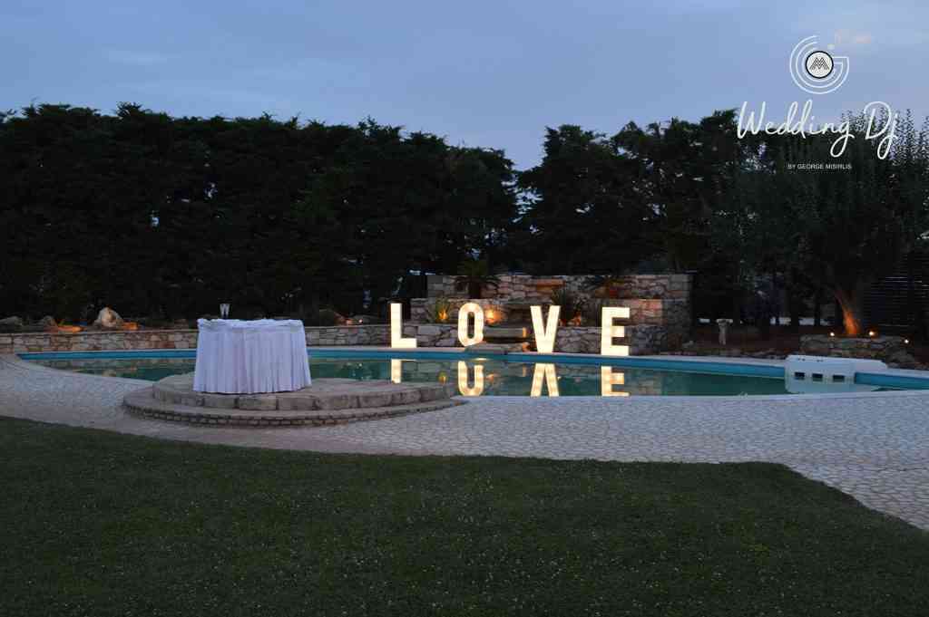 , Photos Illuminated Wedding Letters