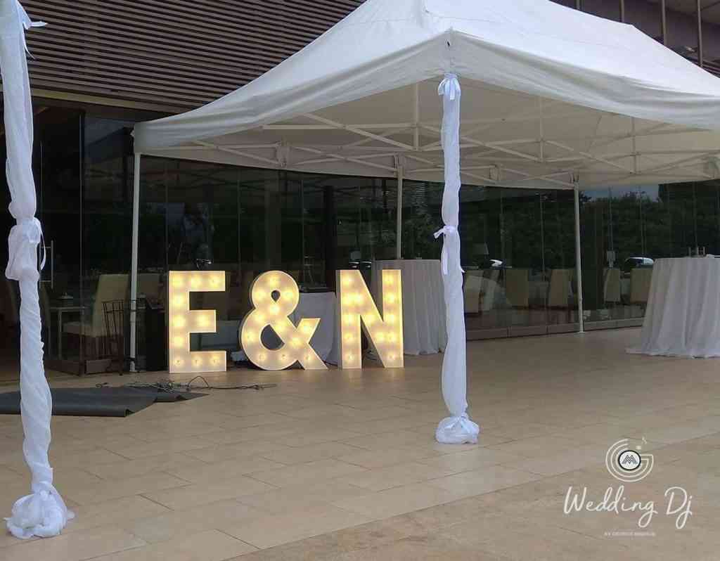 , Photos Illuminated Wedding Letters