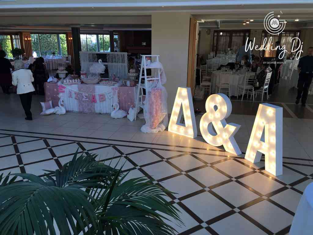 , Photos Illuminated Wedding Letters