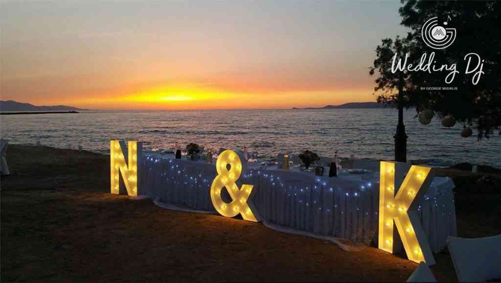 , Photos Illuminated Wedding Letters