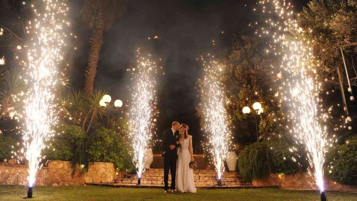 Πυροτεχνήματα Συντριβάνια Γάμου, Πυροτεχνήματα Γάμου