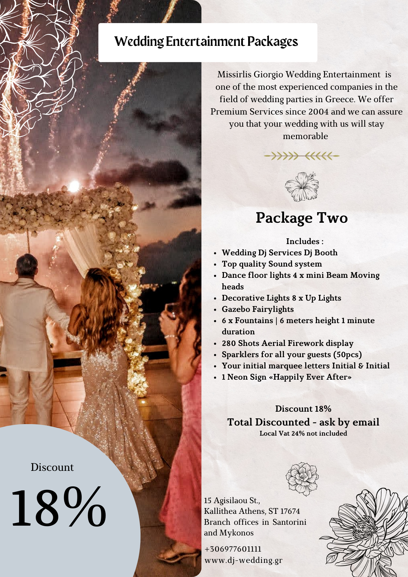 Copy of Gray Modern Wedding Package Flyer (3)