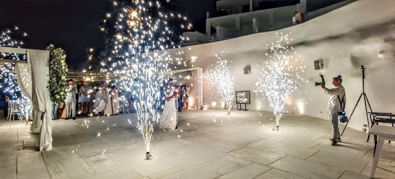 First dance with Fountain Fireworks